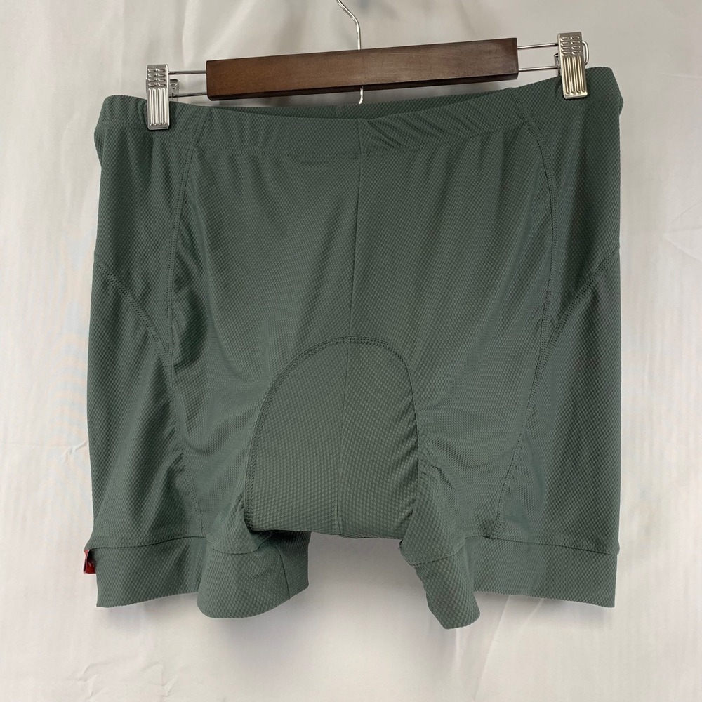 Santic Cycling Liner Shorts Men 2XL Green Padded At Once WM0P071V‎